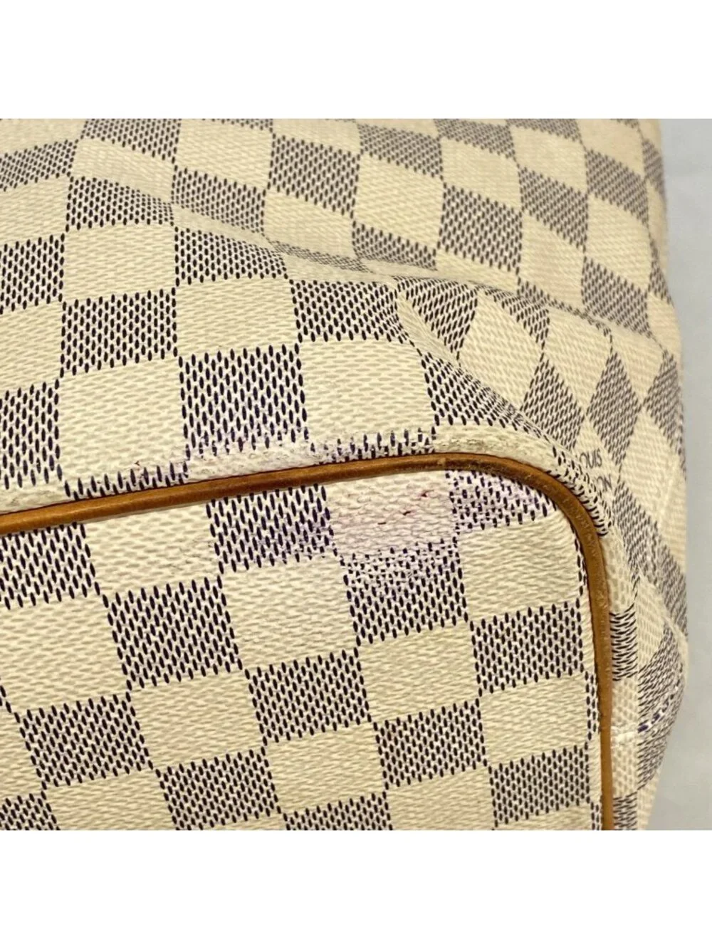 Louis Vuitton Tote Damier Azur Saleya PM White